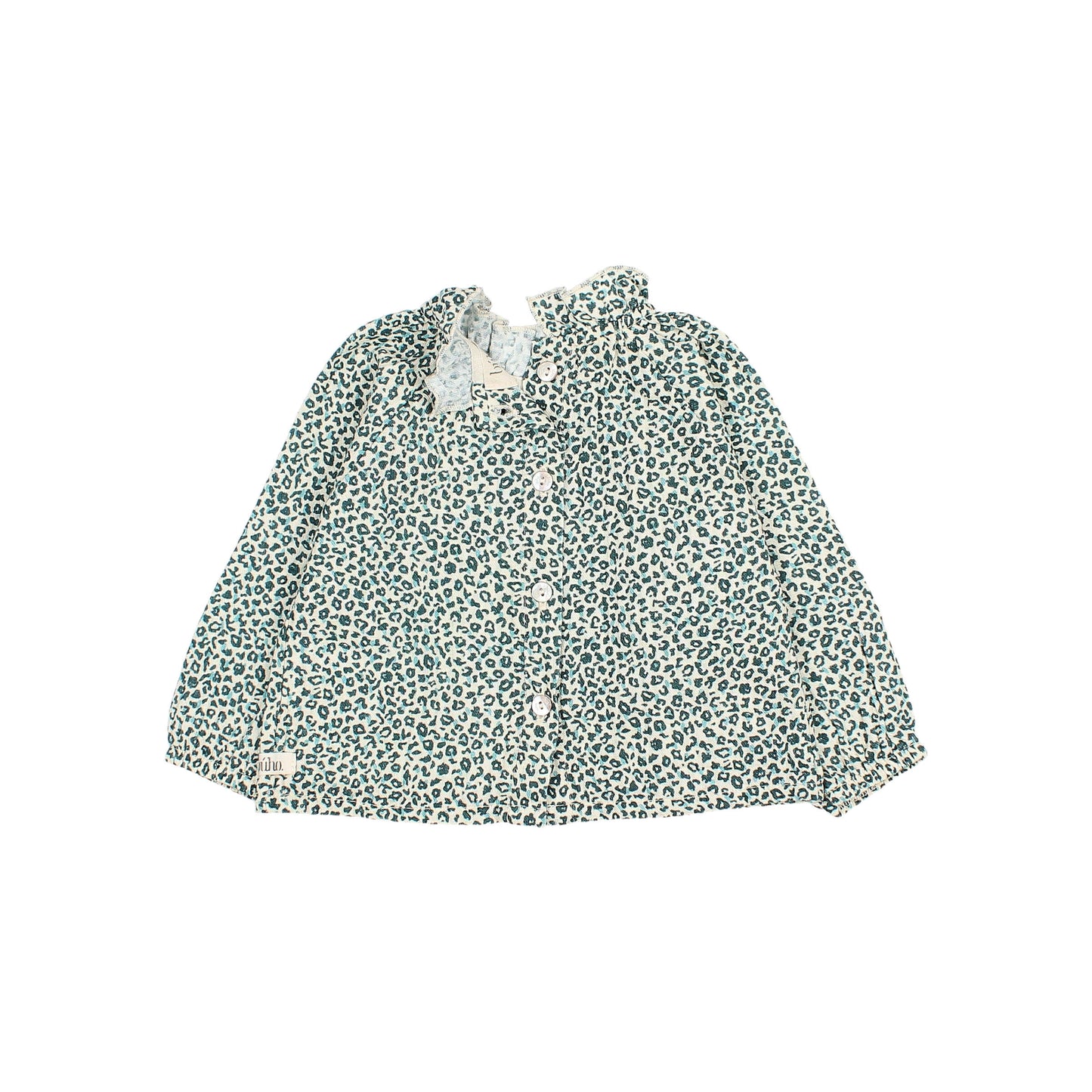 Bluse mit Animalprint von Búho, Gr. 6-24 Monate, Farbe: alpine green