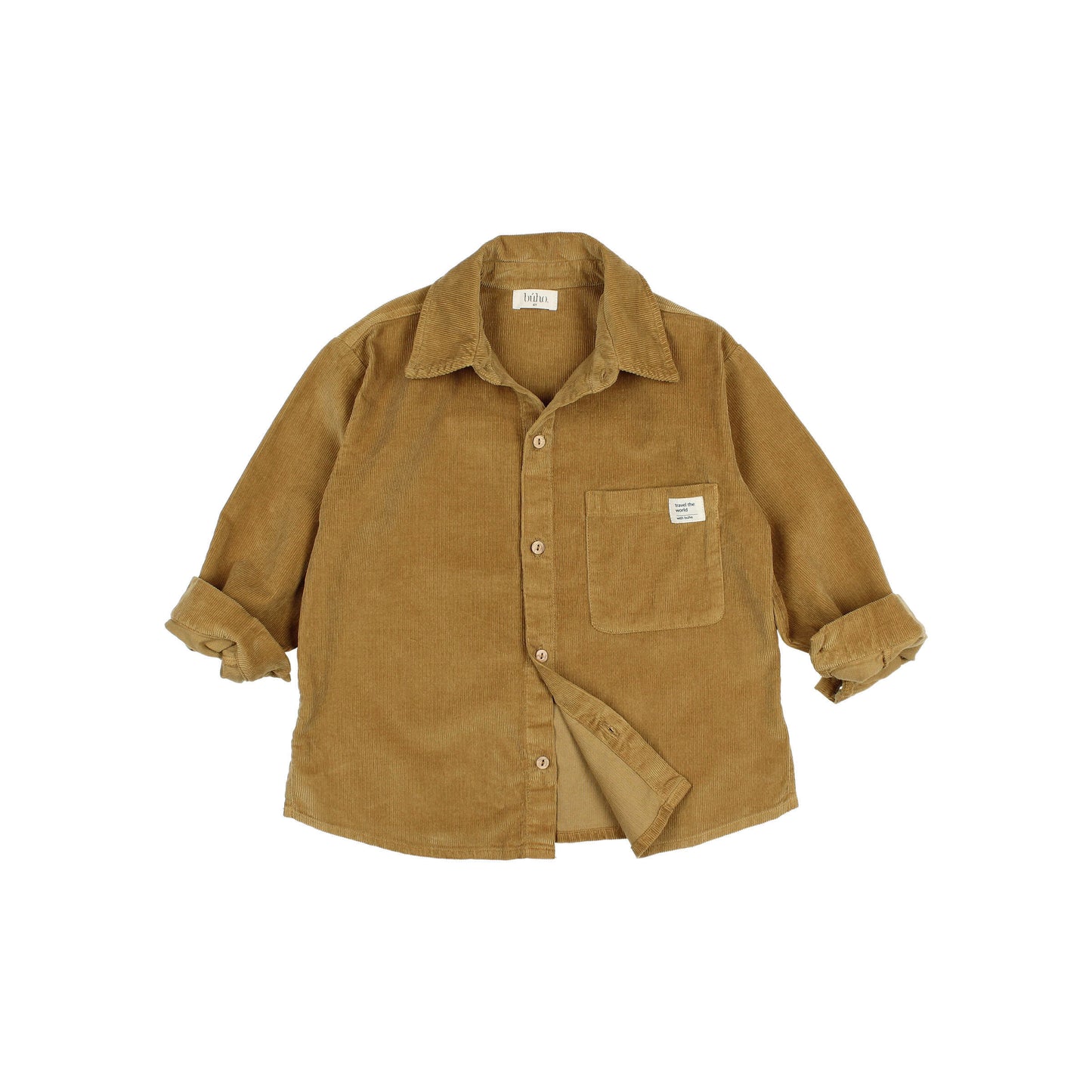 Hemd aus Microcord von Búho, Gr. 3-6 Jahre, Farbe: ocre