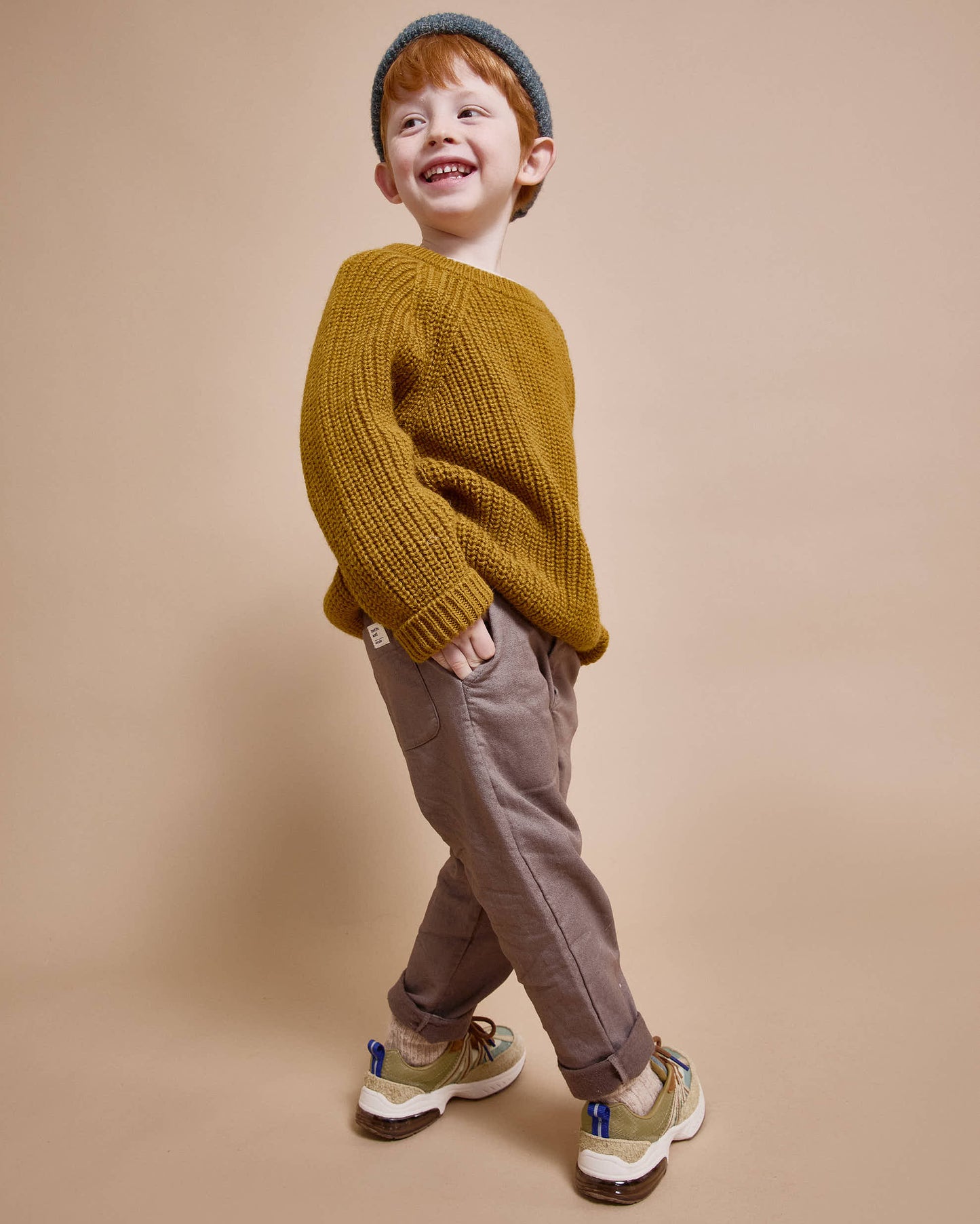 Hose von Búho, Gr. 3-6 Jahre, Farbe: camel