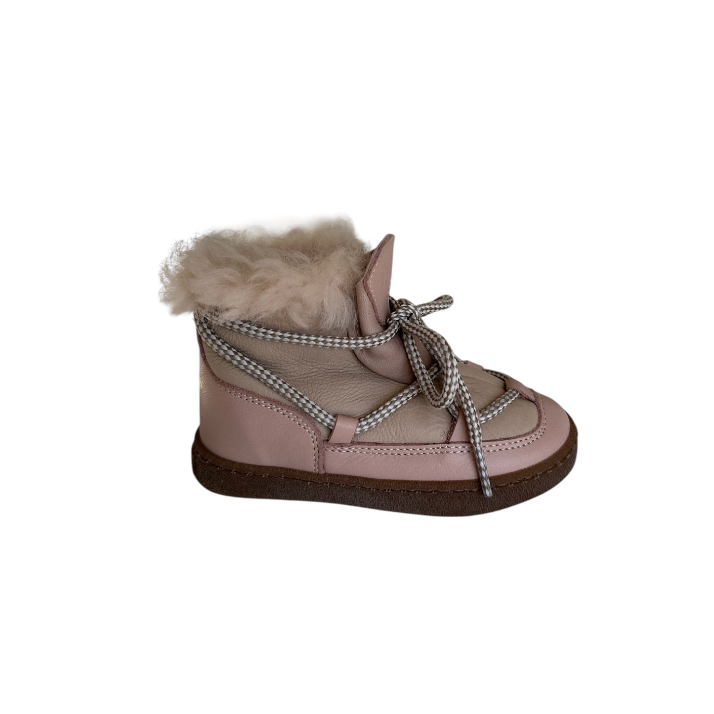 Lammfell-Boots von Pépé, Gr. 23-36, Farbe: nude