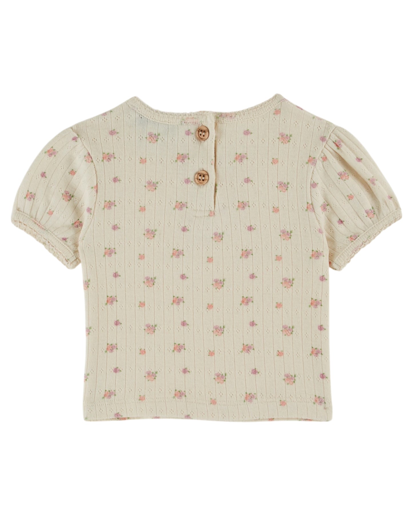 Gemusterte Pointelle T-Shirt von Emile et Ida, Gr. 6-24 Monate, Farbe: fantasia