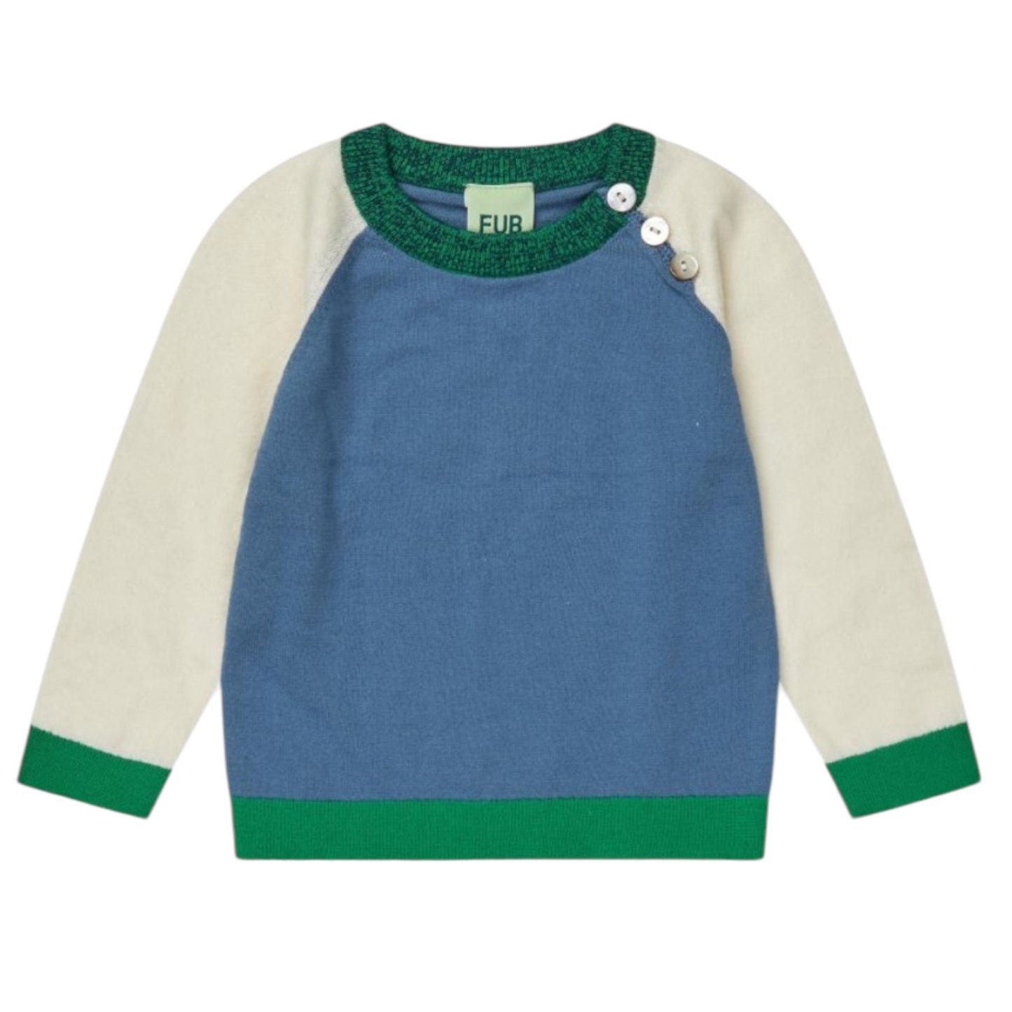 Fub knitted shirt made from 100% organic cotton, sizes 62-90, color: indigo