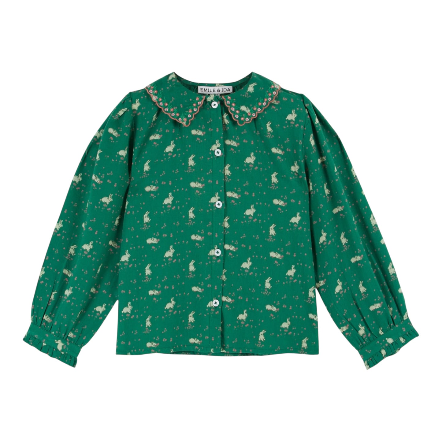 Bluse mit Häschen von Emile et Ida, Gr. 3-6 Jahre