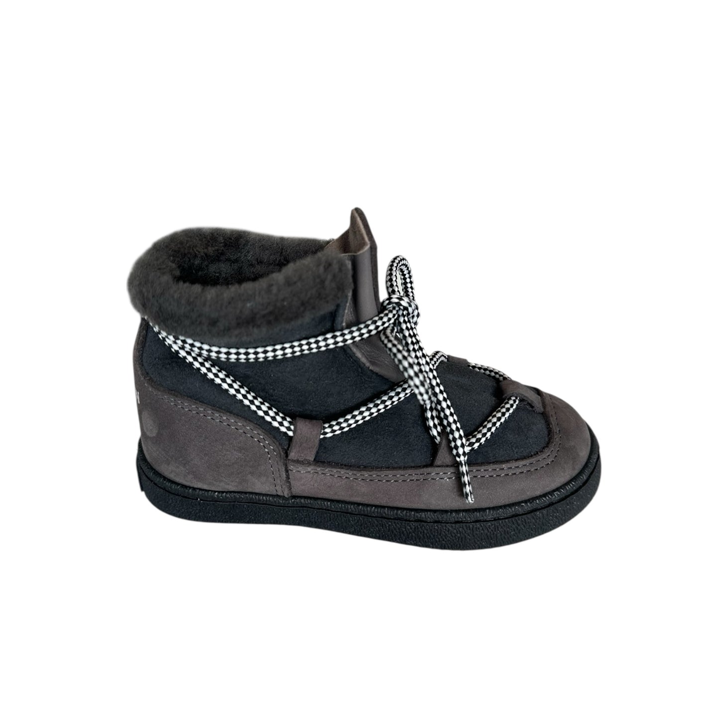 Lammfell-Boots von Pépé, Gr. 23-30, Farbe: anthrazit