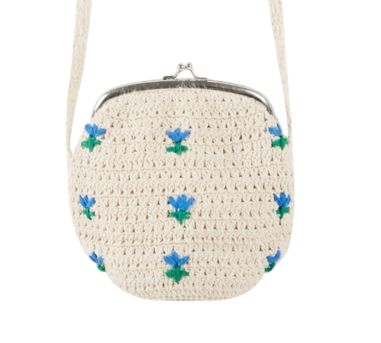 Gehäkelte Tasche mit Blumen von Emile et Ida