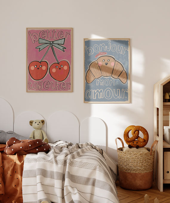 Poster „Kirschen“ von Studio Loco