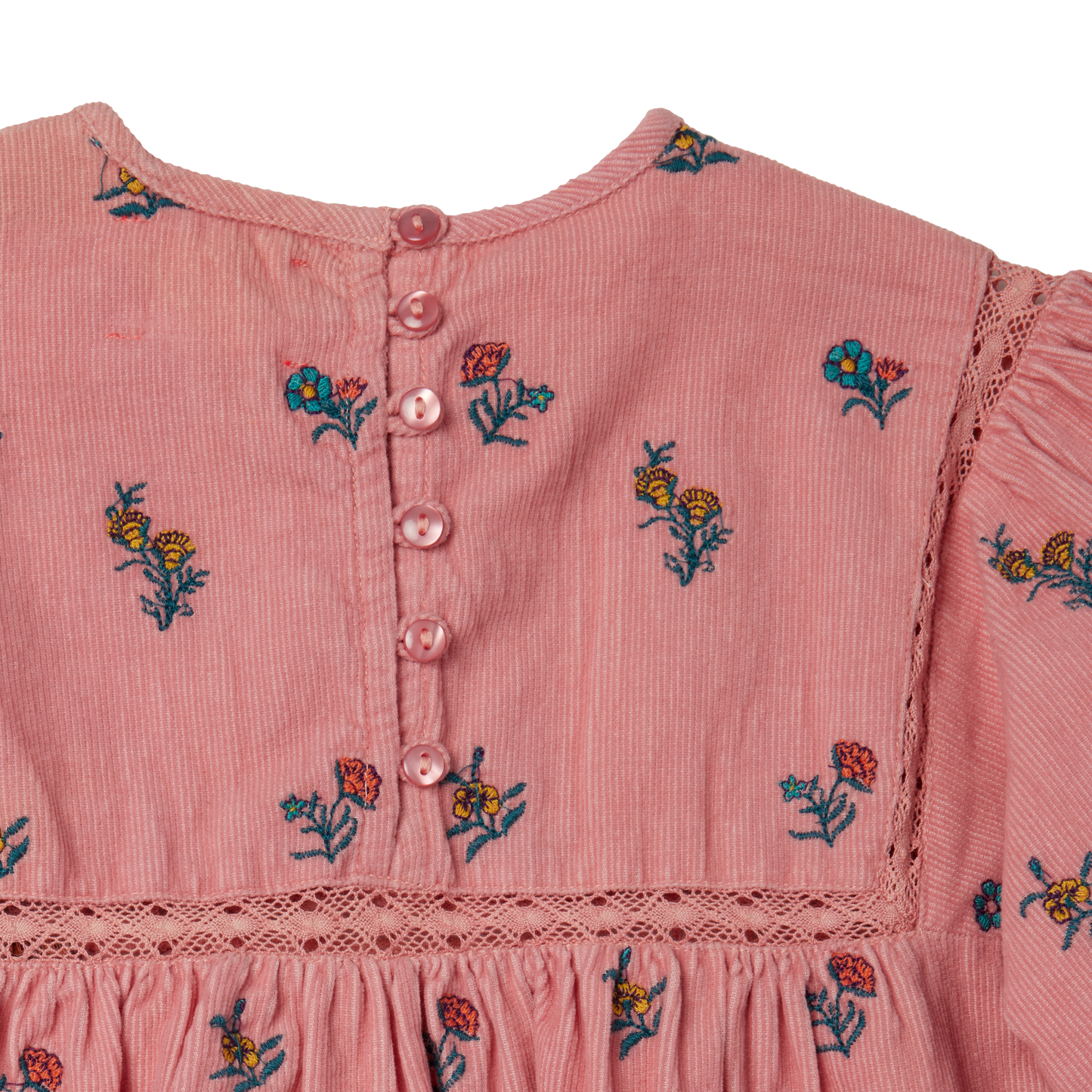 Bluse aus Mikrocord von Bonheur du jour Paris, Gr. 2-6 Jahre, Farbe: rose