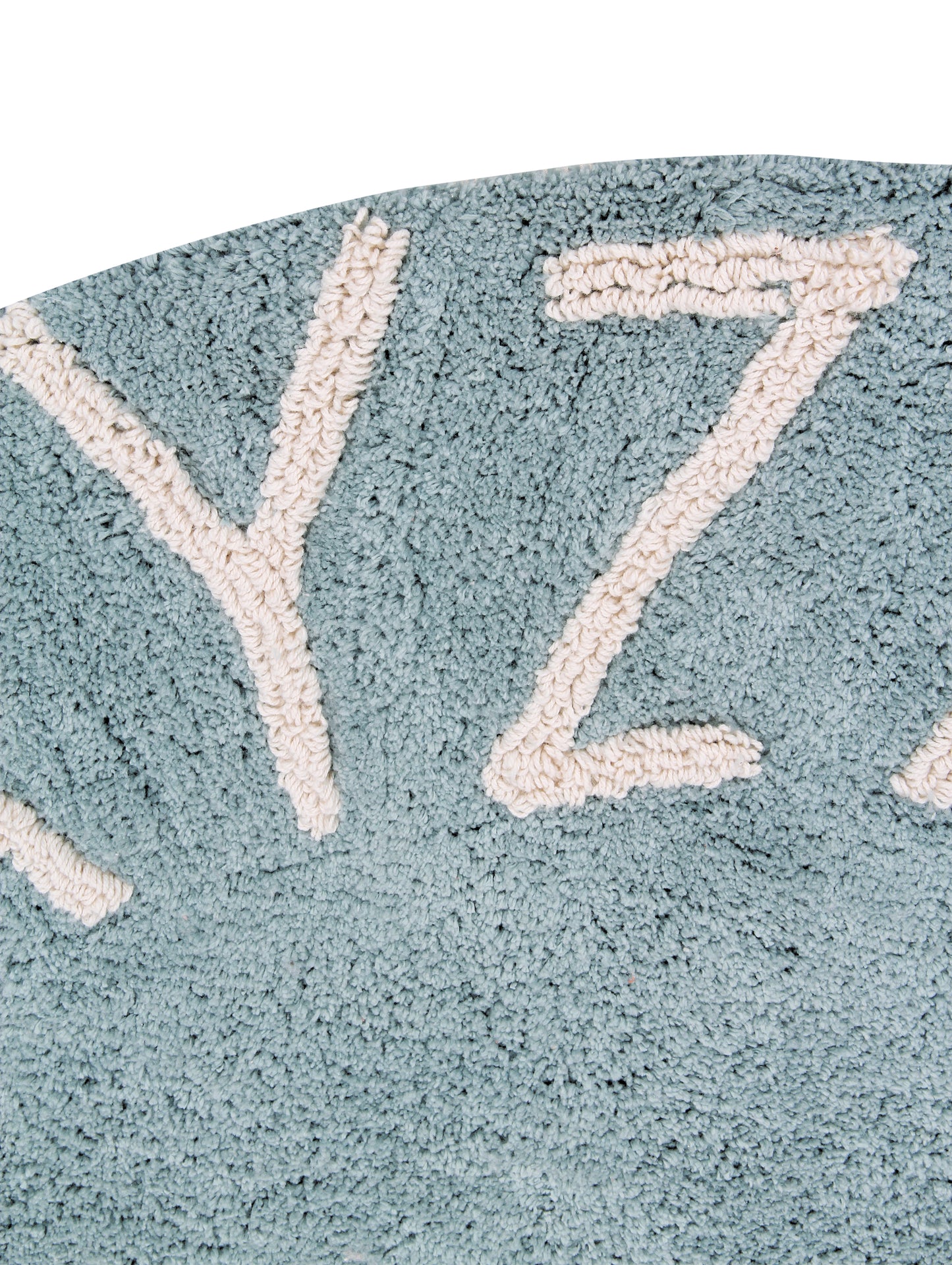 Waschbarer Teppich ABC von Lorena Canals, vintage blue