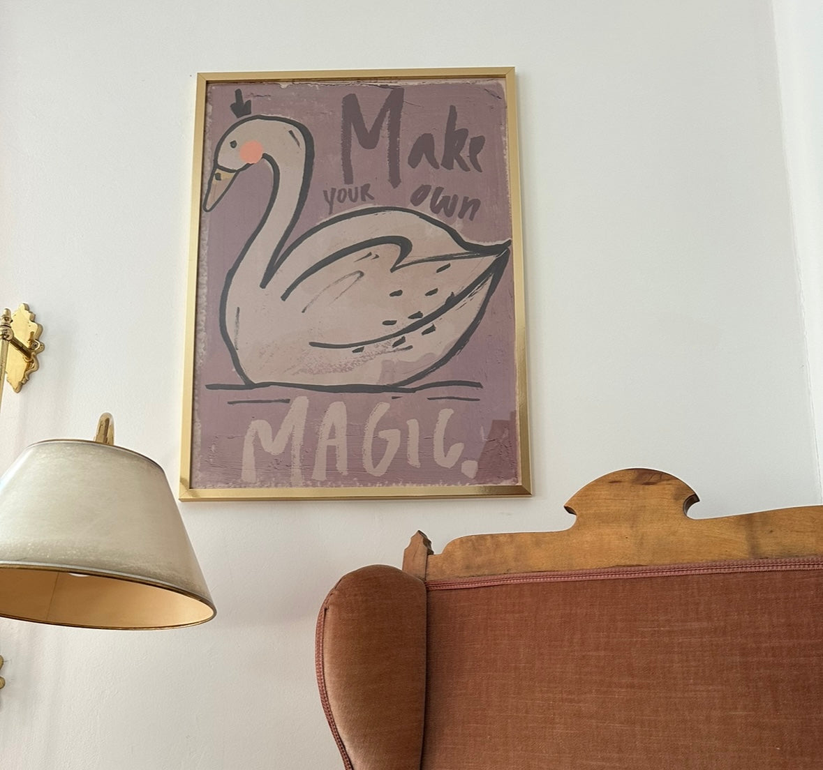 Poster „Schwan“ von Studio Loco