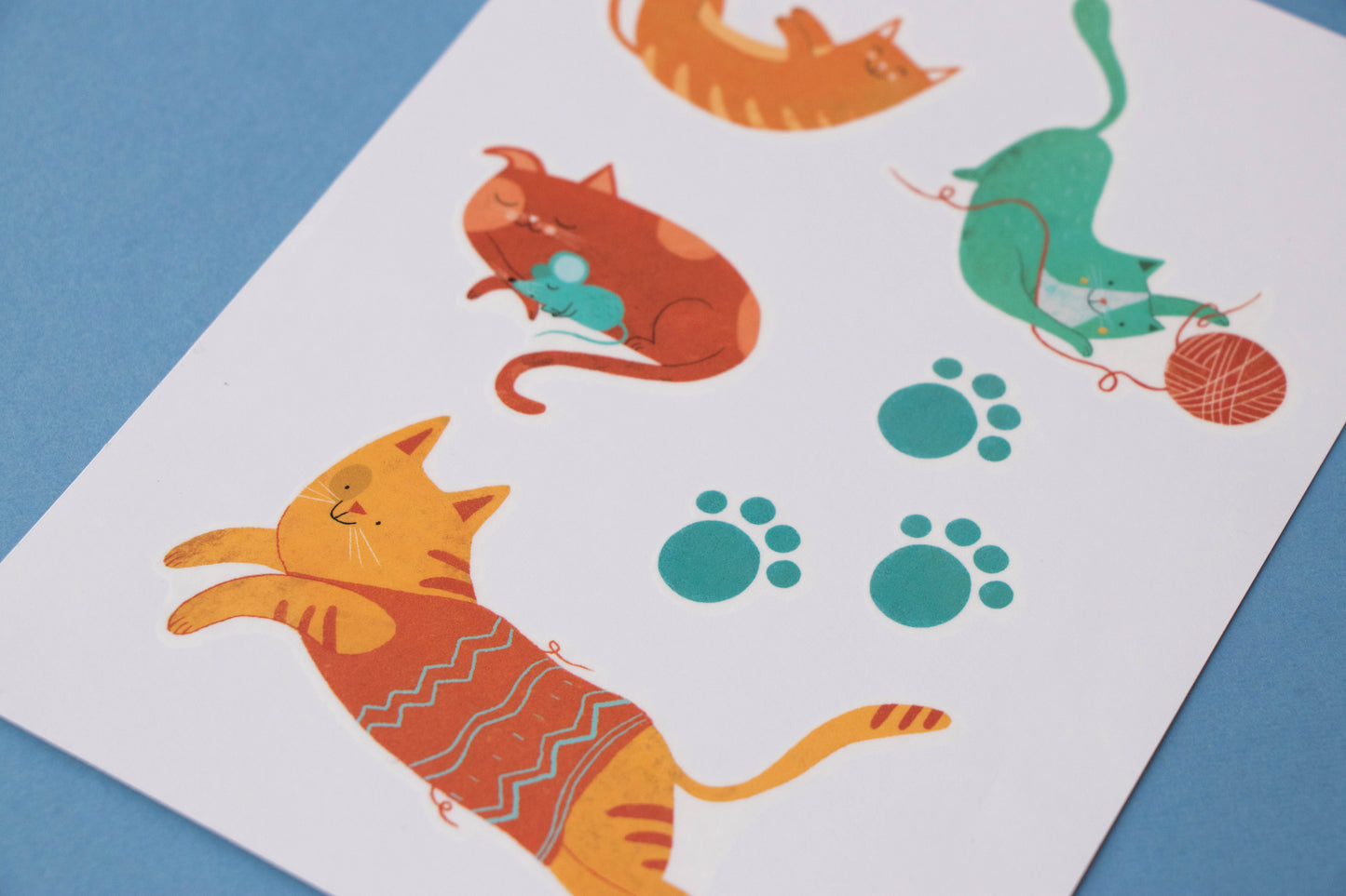Katzen Tattoos von Londji 3+
