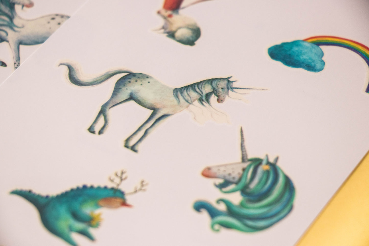 Einhorn Tattoos von Londji 3+