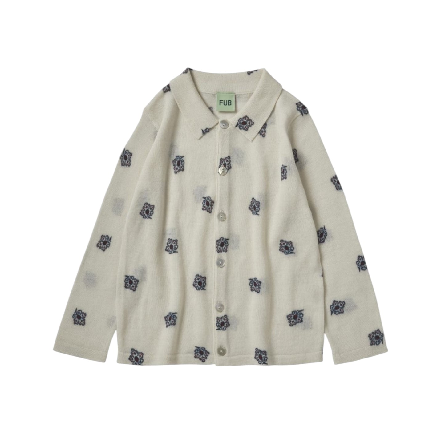 Shirt aus Merinowolle bon Fub, Gr. 100-150, Farbe: ecru/ paisley