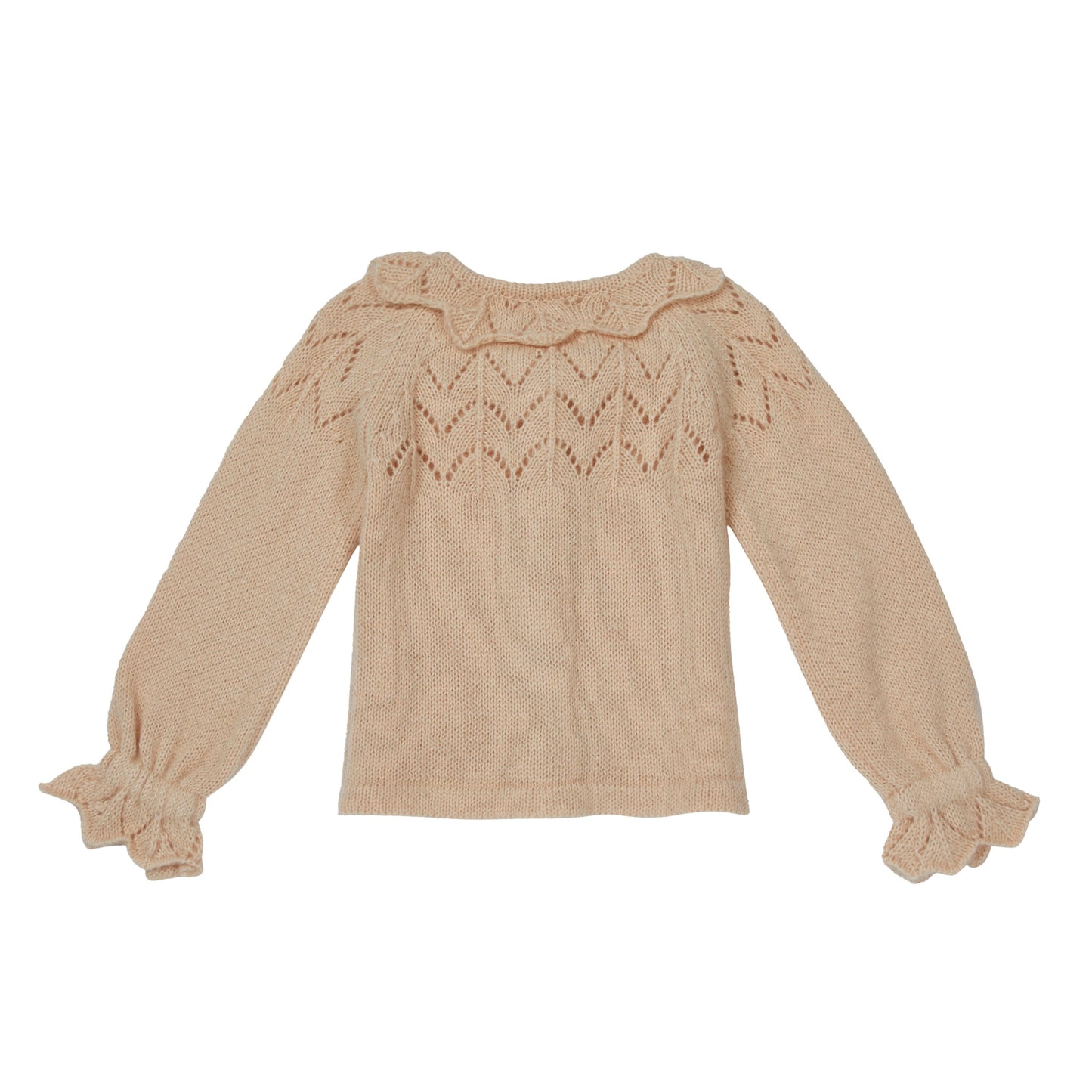 Strickjacke von Bonheur du jour Paris, Gr. 62-92, Farbe: nude