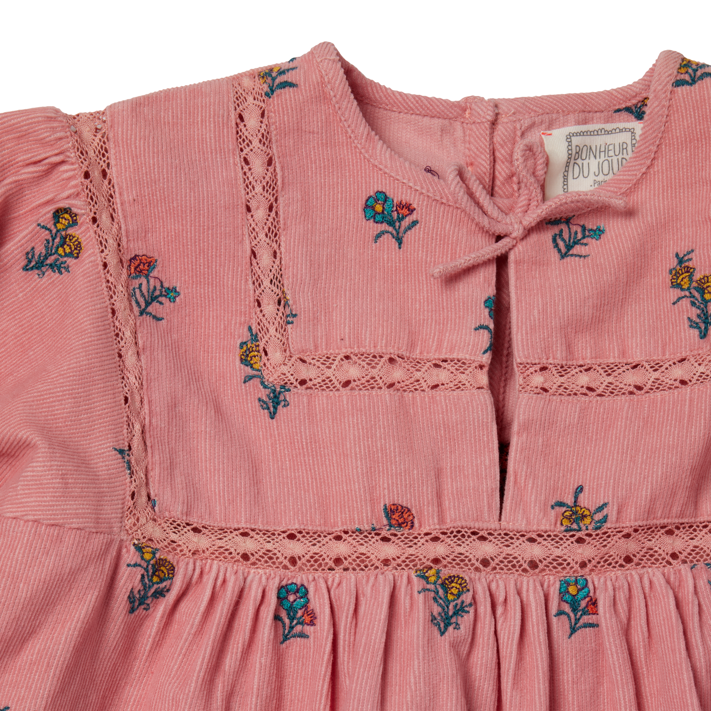 Bluse aus Mikrocord von Bonheur du jour Paris, Gr. 2-6 Jahre, Farbe: rose