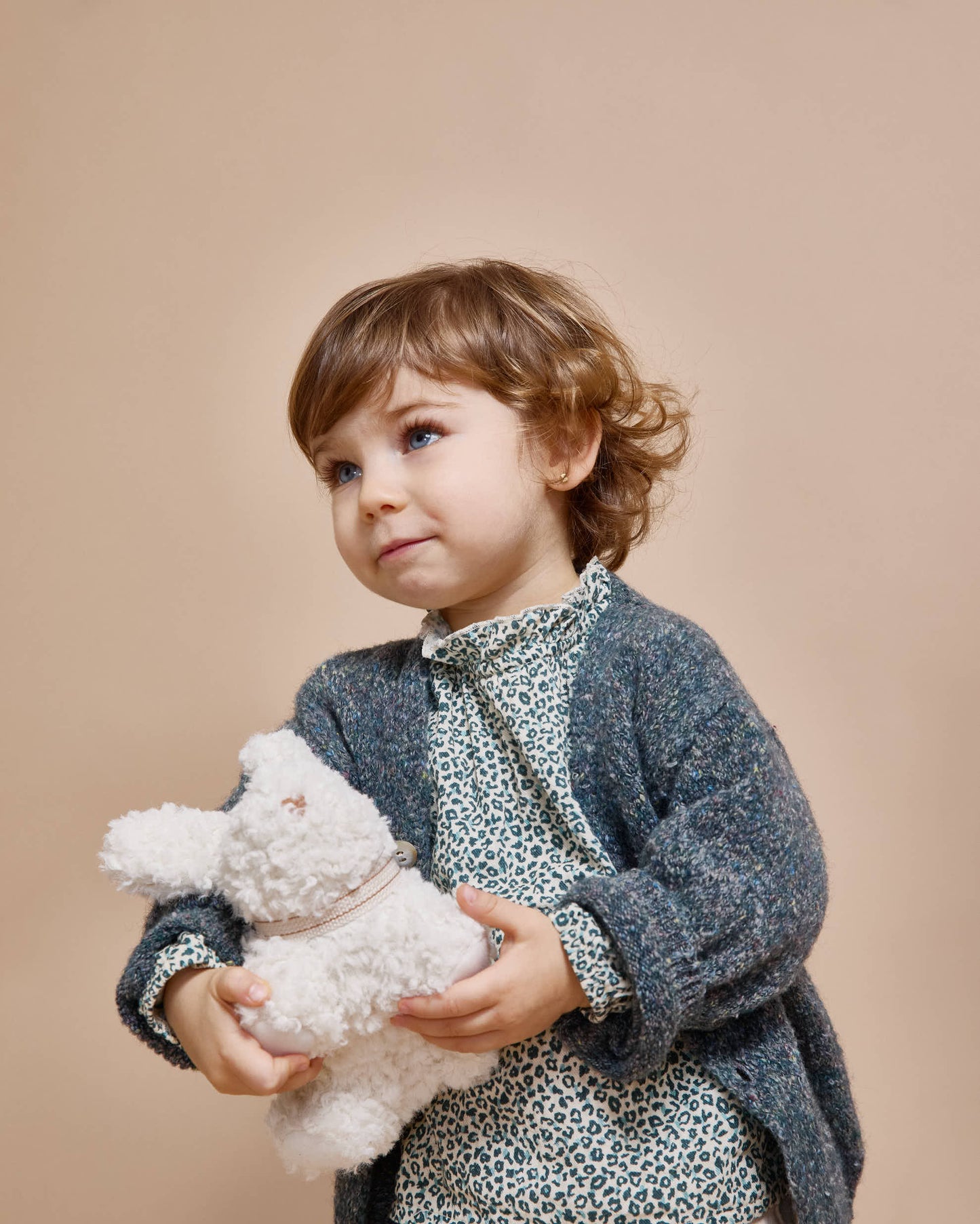 Bluse mit Animalprint von Búho, Gr. 6-24 Monate, Farbe: alpine green