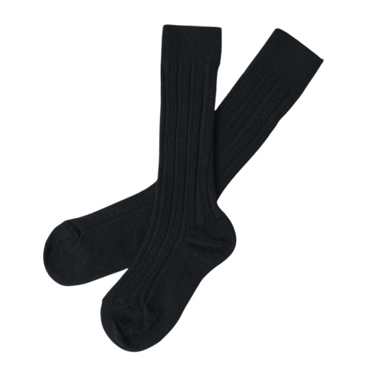 Wollkniestrümpfe gemustert von Fub, Gr. 19-32, Farbe: dark navy