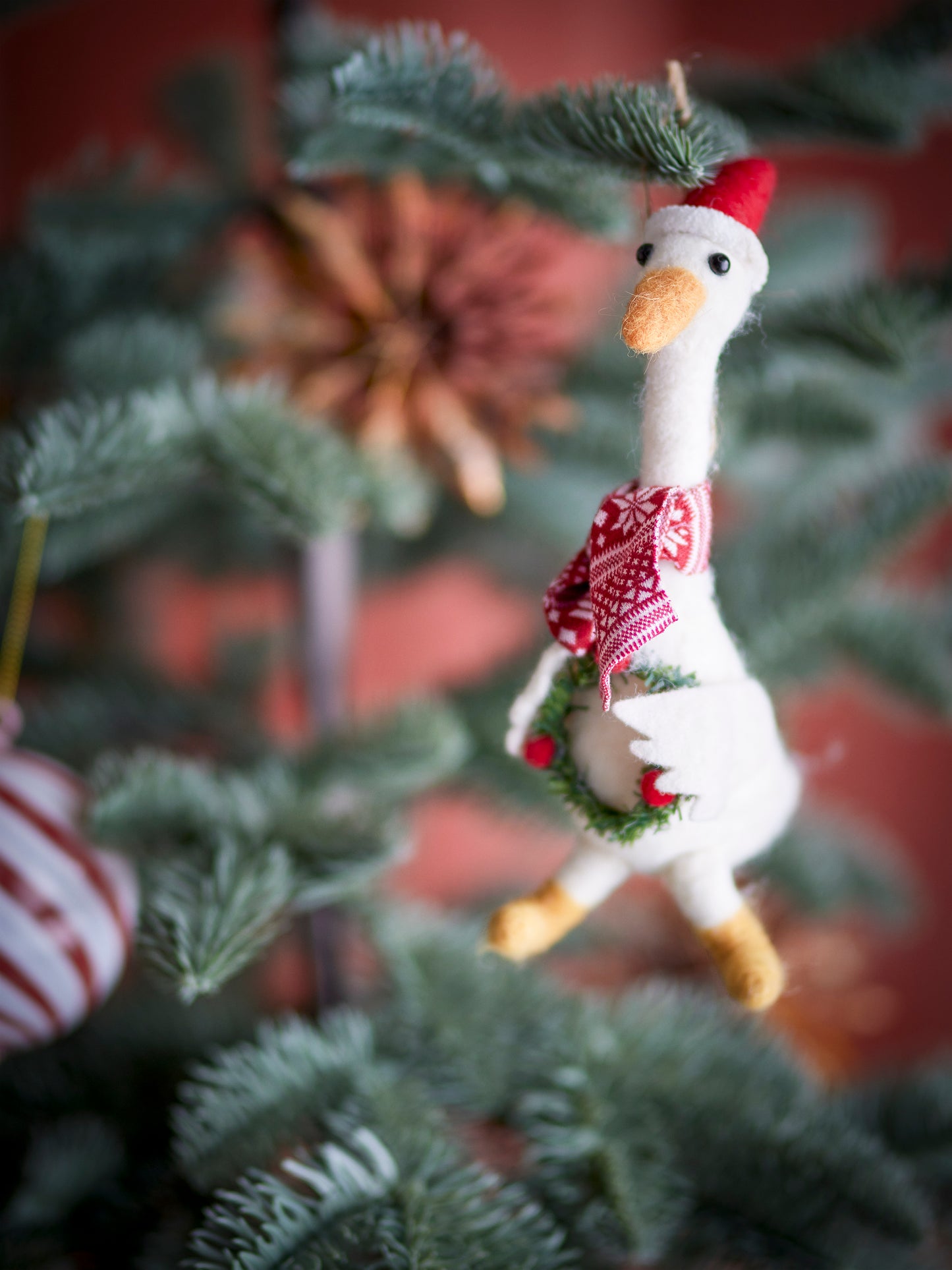 Weihnachtsgans aus Wolle von Bloomingville