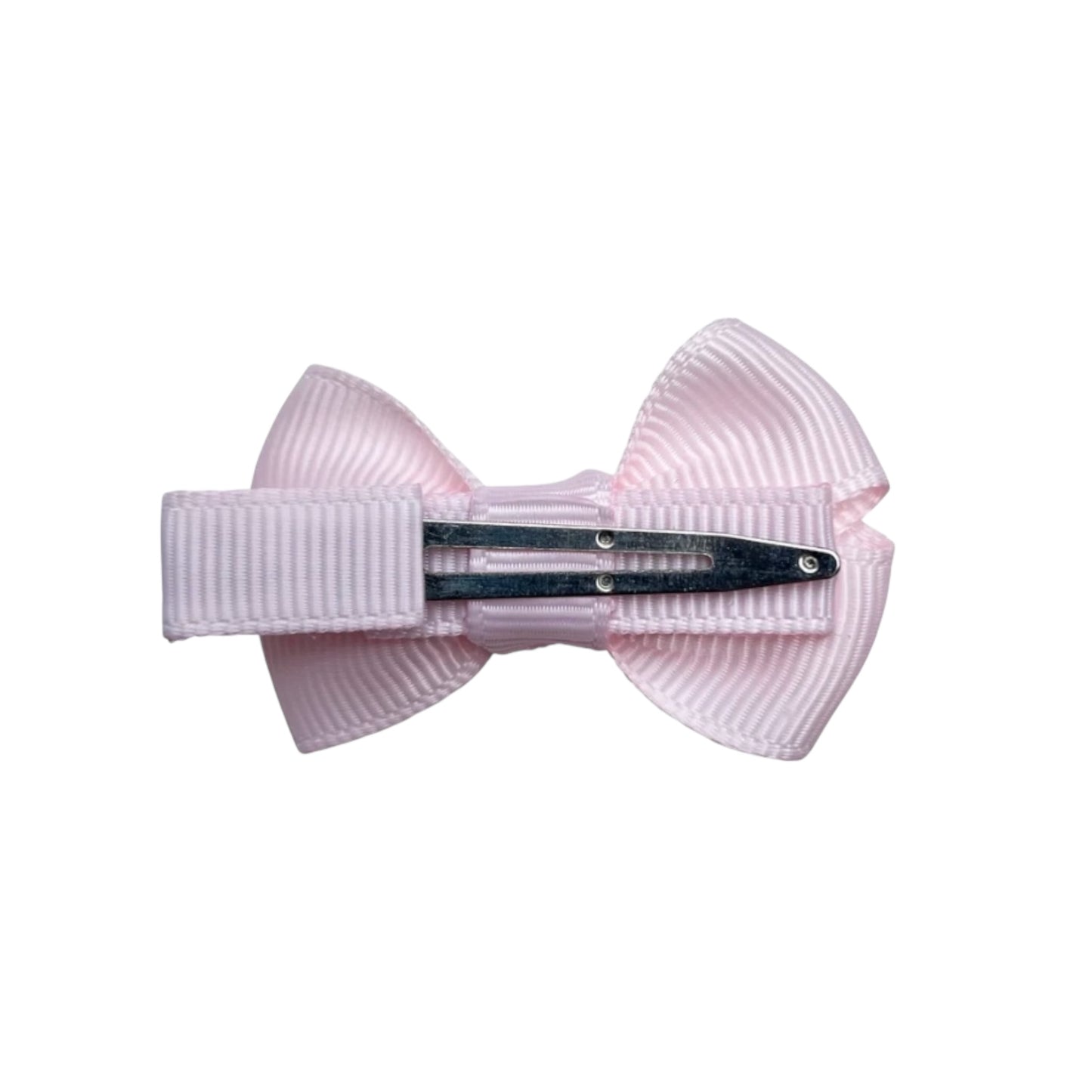 Haarschleife mit Clip in Puderrosa