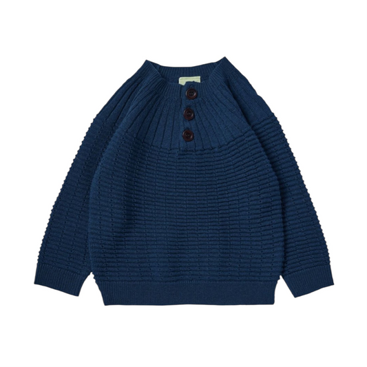 Pullover aus Merinowolle von Fub, Gr. 62-92, Farbe: pond blue