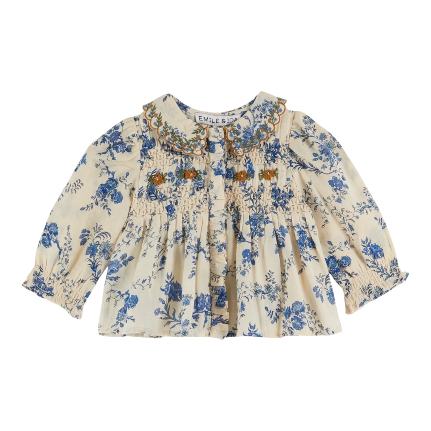 Als Inspiration für Dich: Bluse von Emile et Ida, Gr. 6-24 Monate, Farbe: orcid bleu