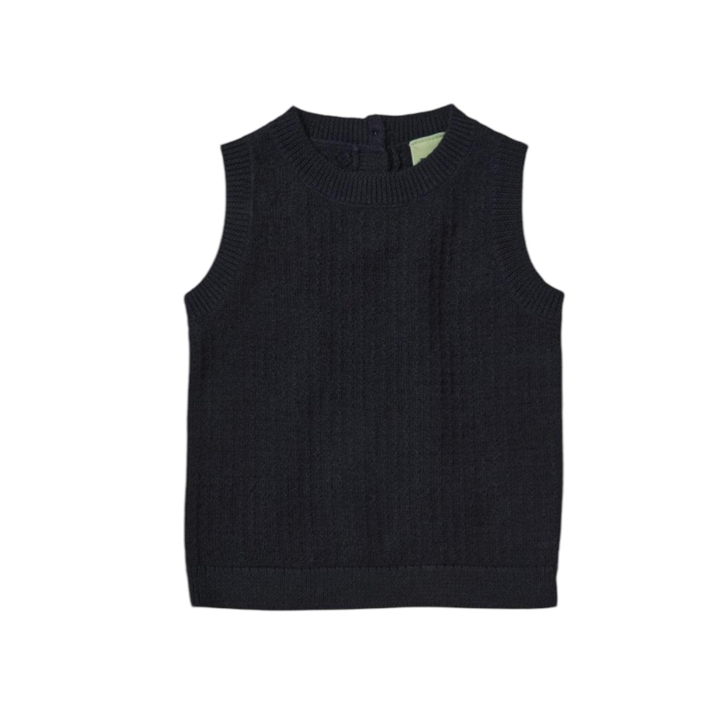 Baby Pullunder von Fub aus 100% Merinowolle Gr. 62-92, Farbe: Dark navy