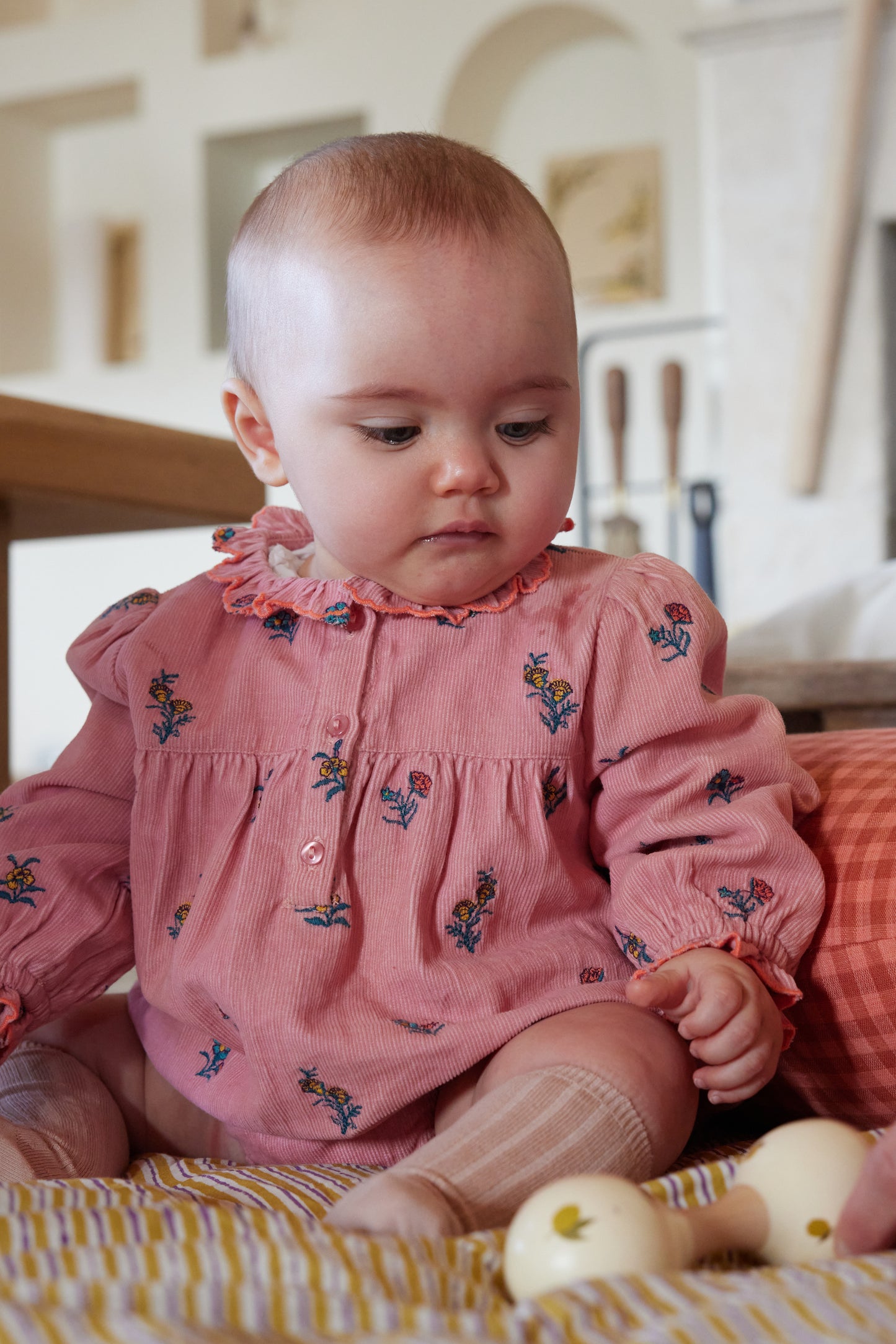 Romper von Bonheur du jour Paris, Gr. 3-24 Monate, Farbe: rose