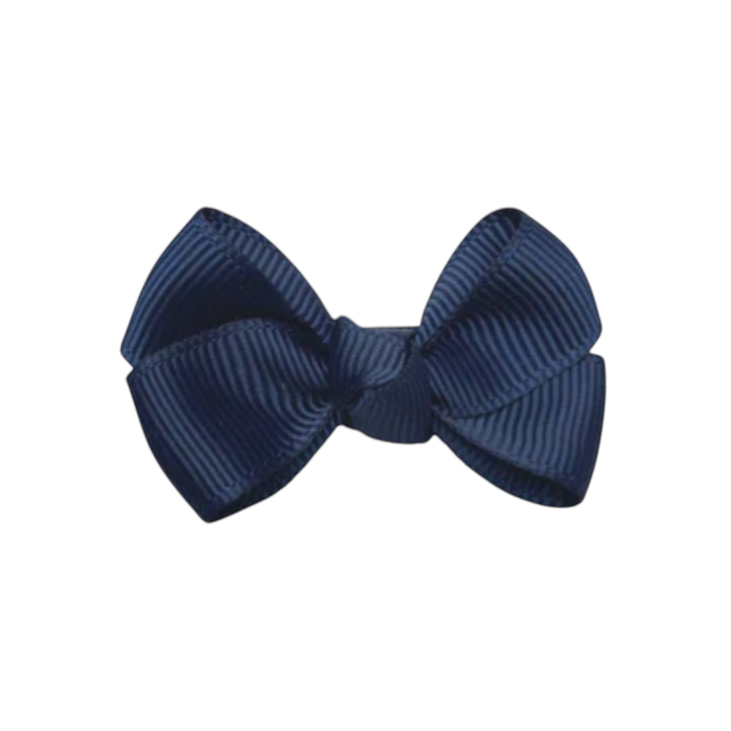 Haarschleife mit Clip in Marineblau
