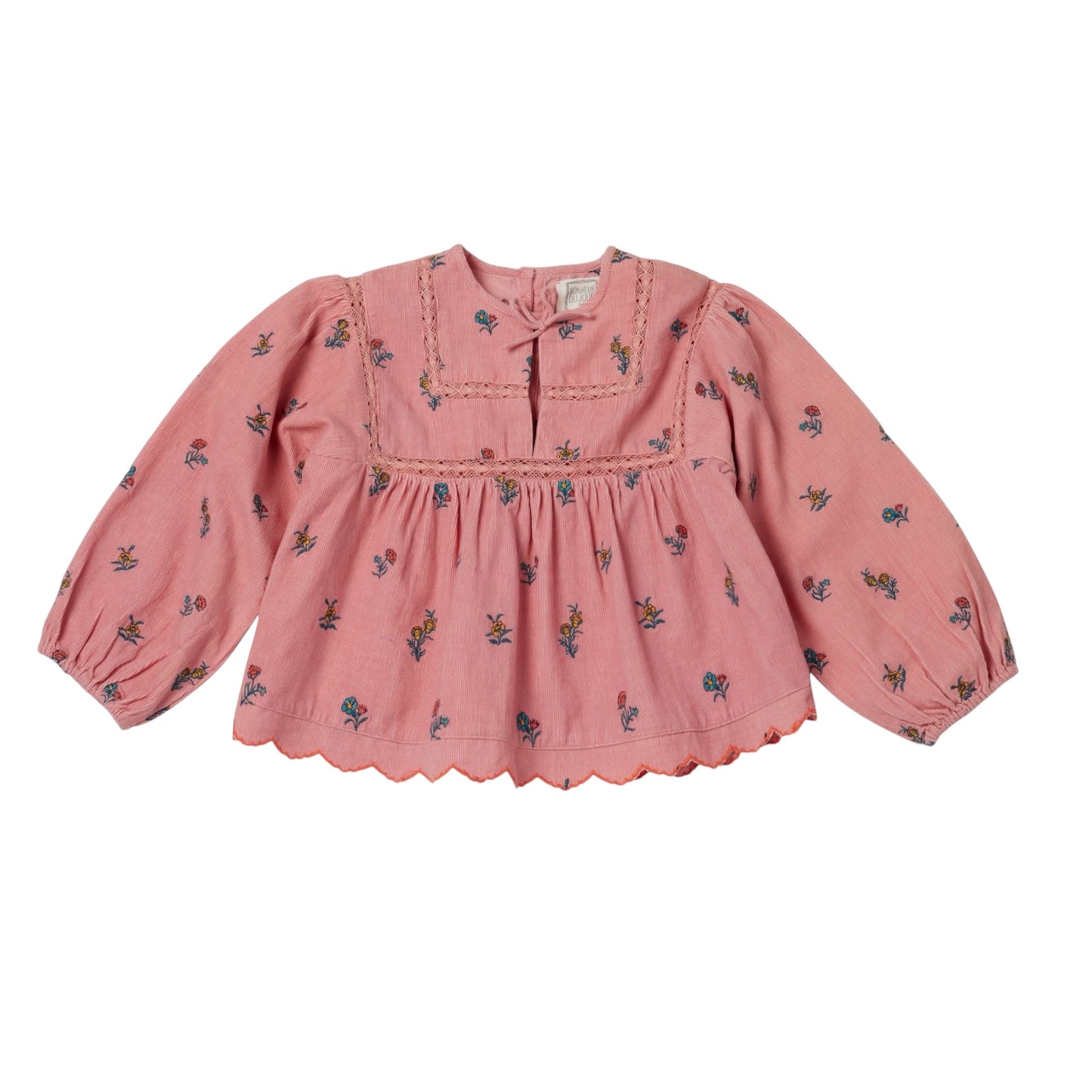 Bluse aus Mikrocord von Bonheur du jour Paris, Gr. 2-6 Jahre, Farbe: rose
