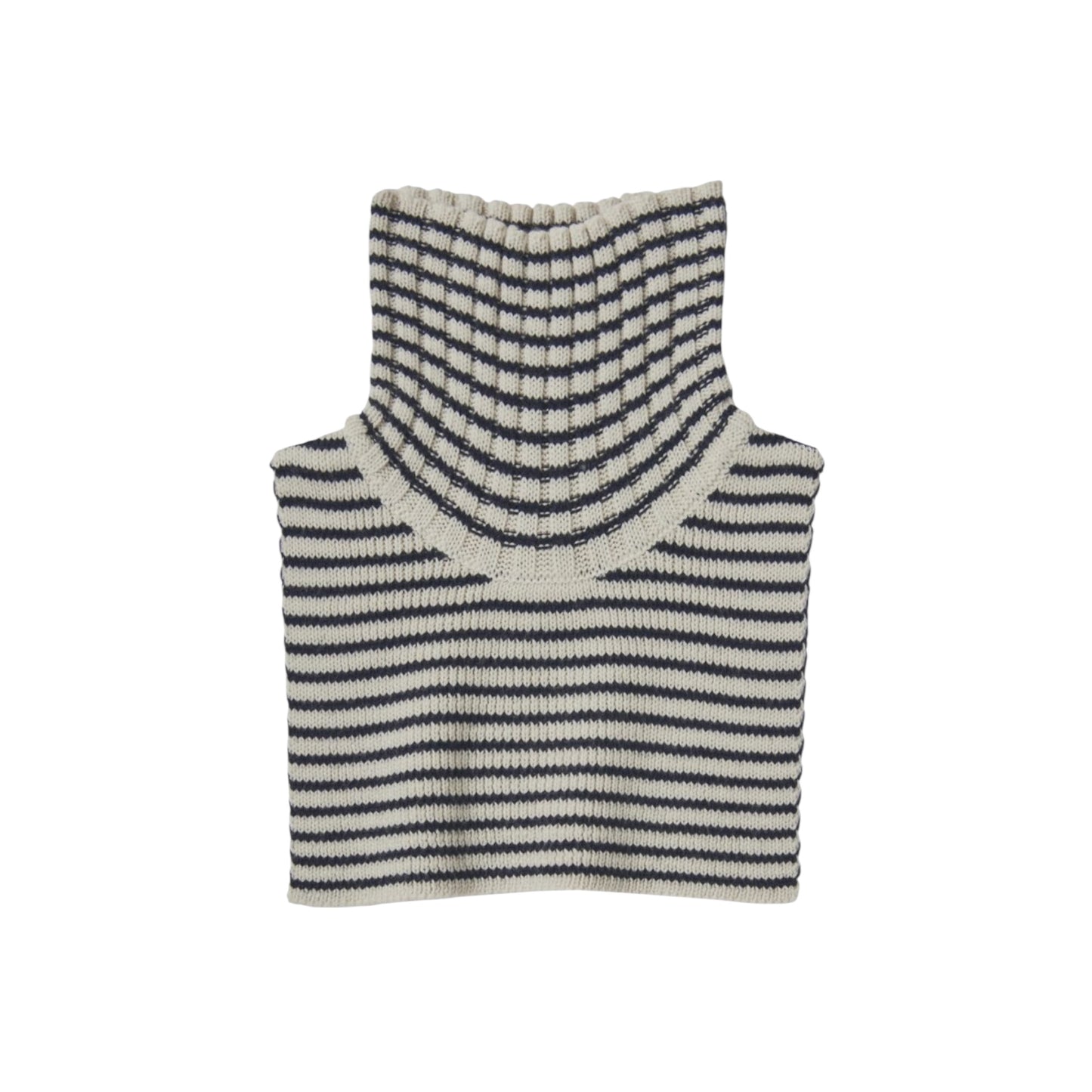 Halswärmer aus Merinowolle von Fub, Gr. 1-6 Jahre, Farbe: ecru/ dark navy