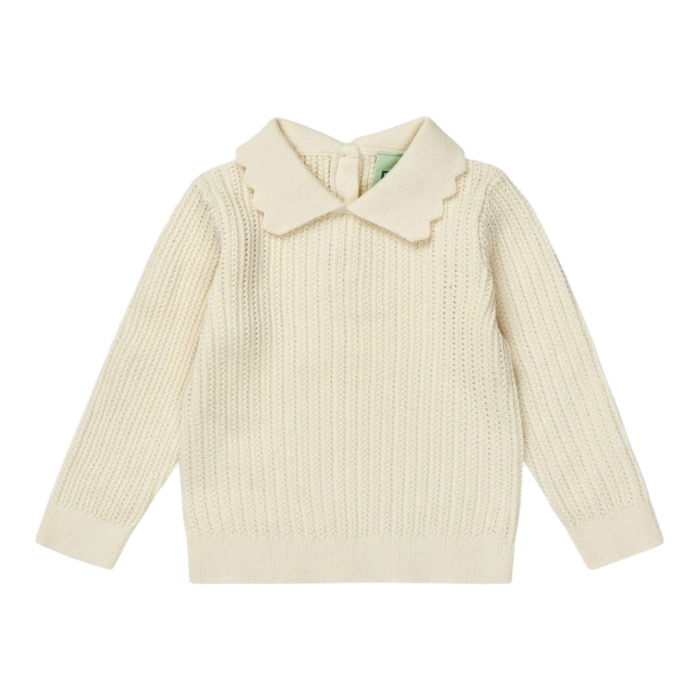 Pointelle Ripp-Bluse von Fub aus 100% Bio-Baumwolle, Gr. 62-92, Farbe: ecru