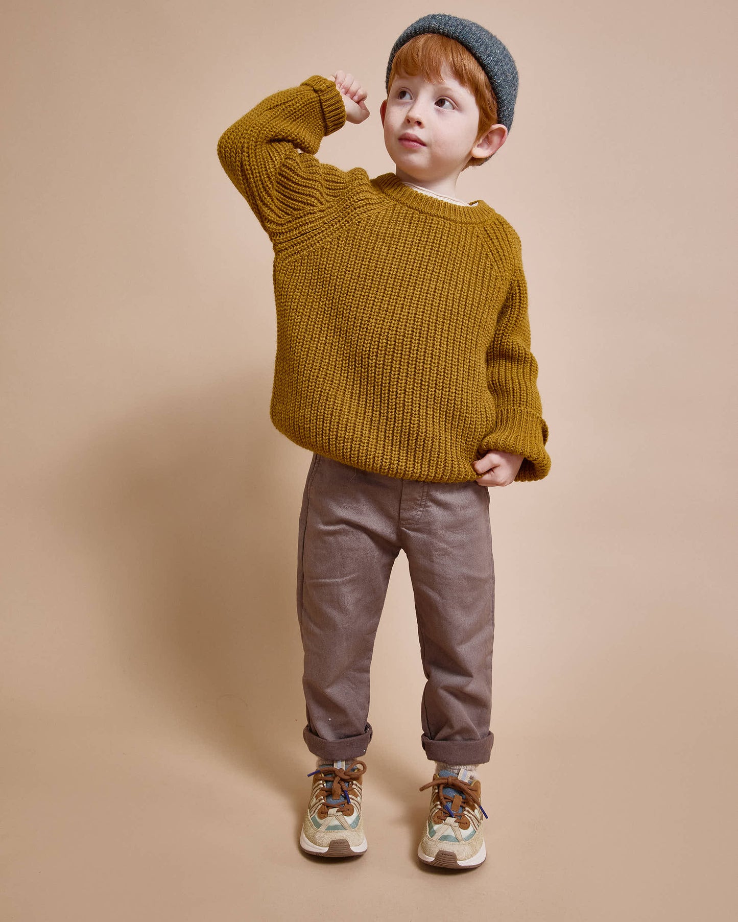 Hose von Búho, Gr. 3-6 Jahre, Farbe: camel