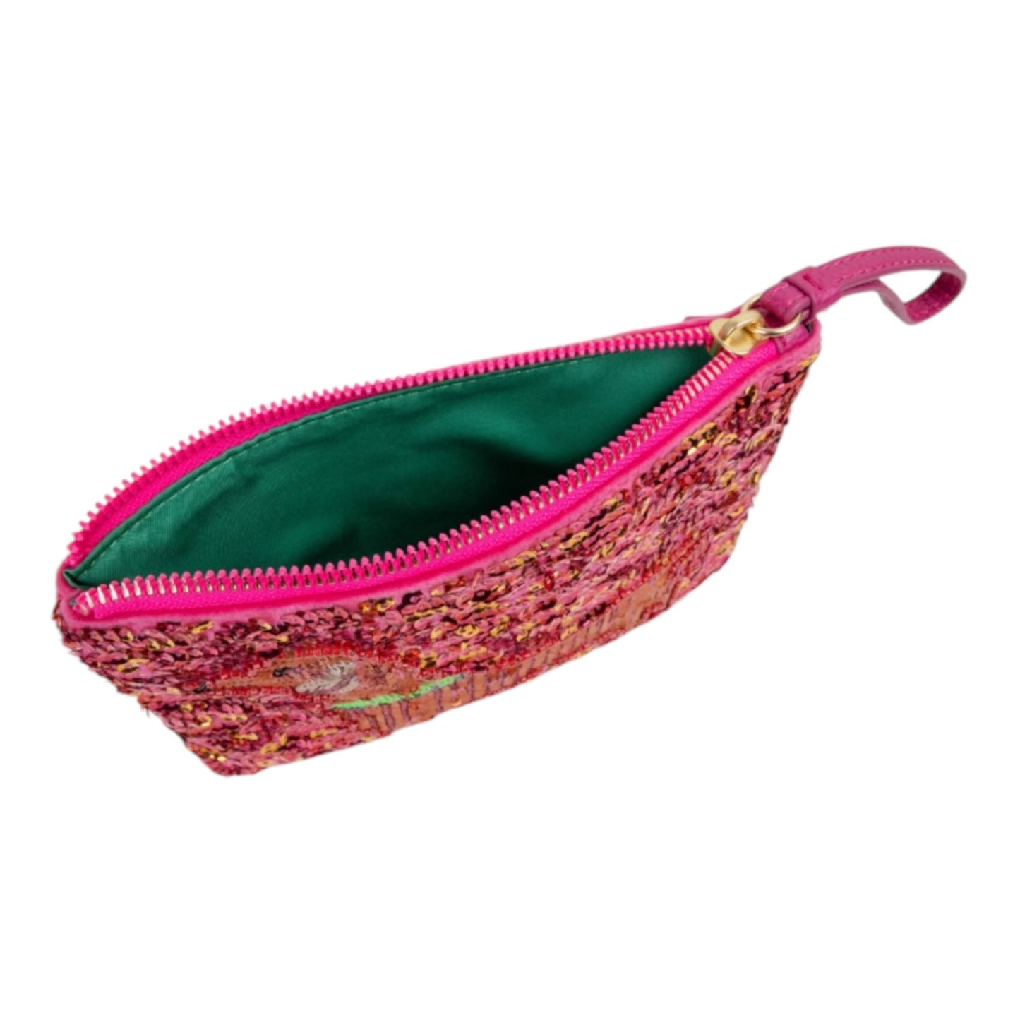 Schultertasche mit rosa Pailletten von Oilily