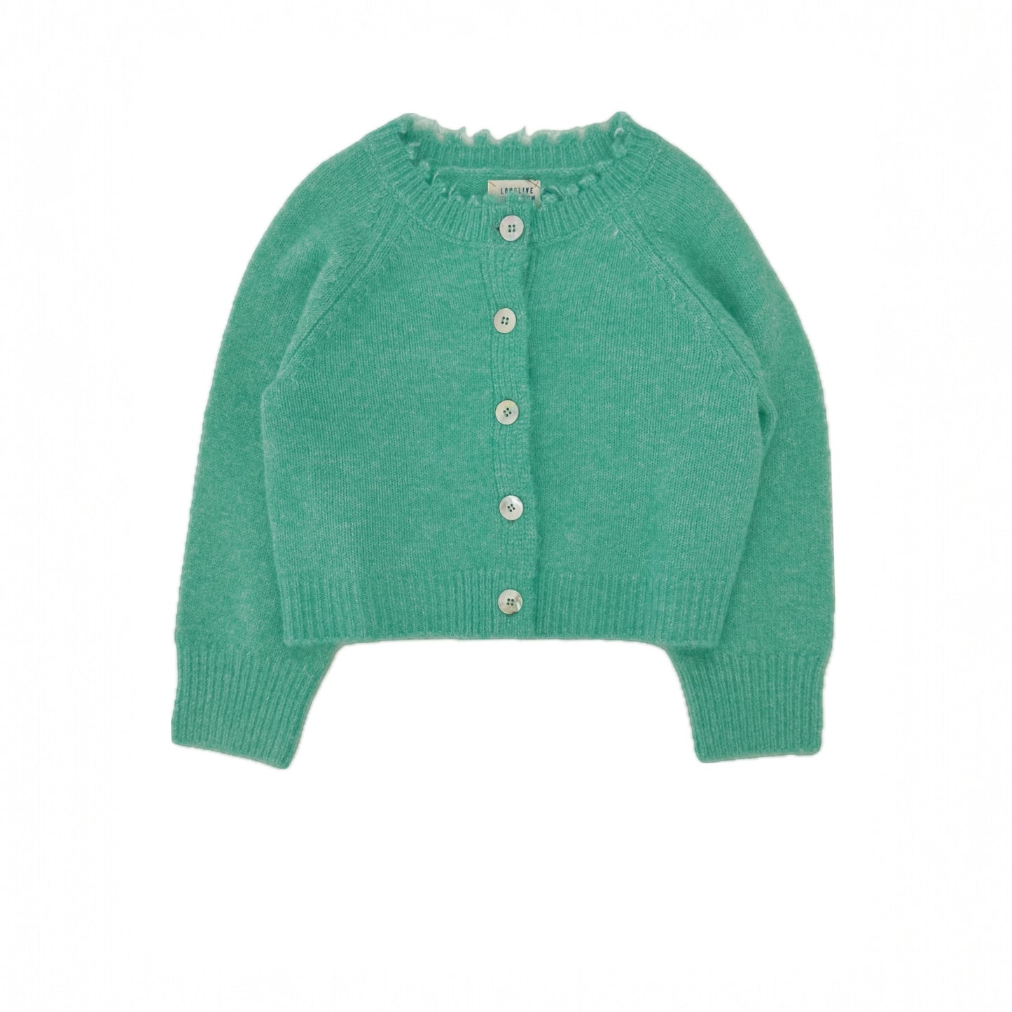 Strickjacke von Longlivethequeen, 4-8 Jahre, Farbe: green