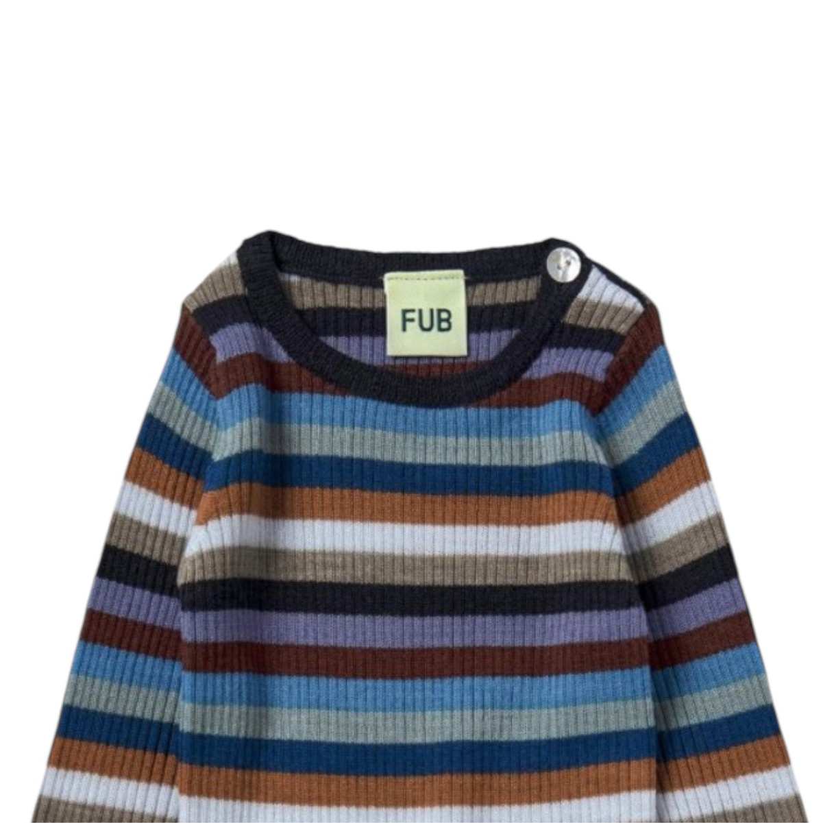 Ripp Shirt aus Merinowolle von Fub, 56-92, Farbe: multi stripe