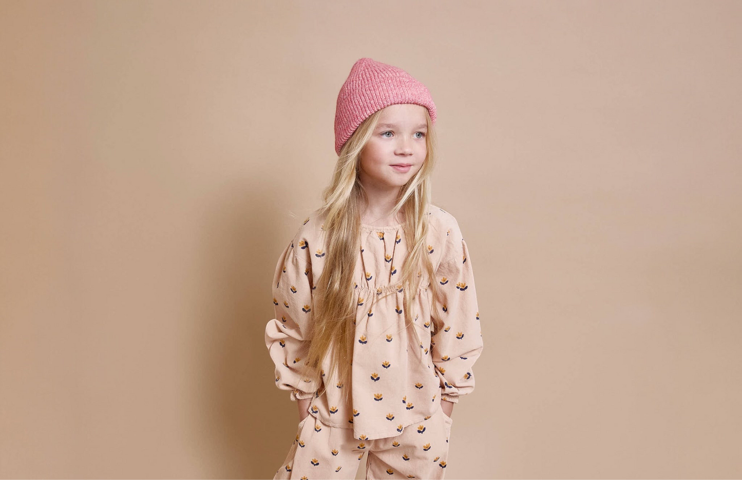 Bluse aus weichem Mikrocord von Buho, Gr. 3-6 Jahre, Farbe: rose