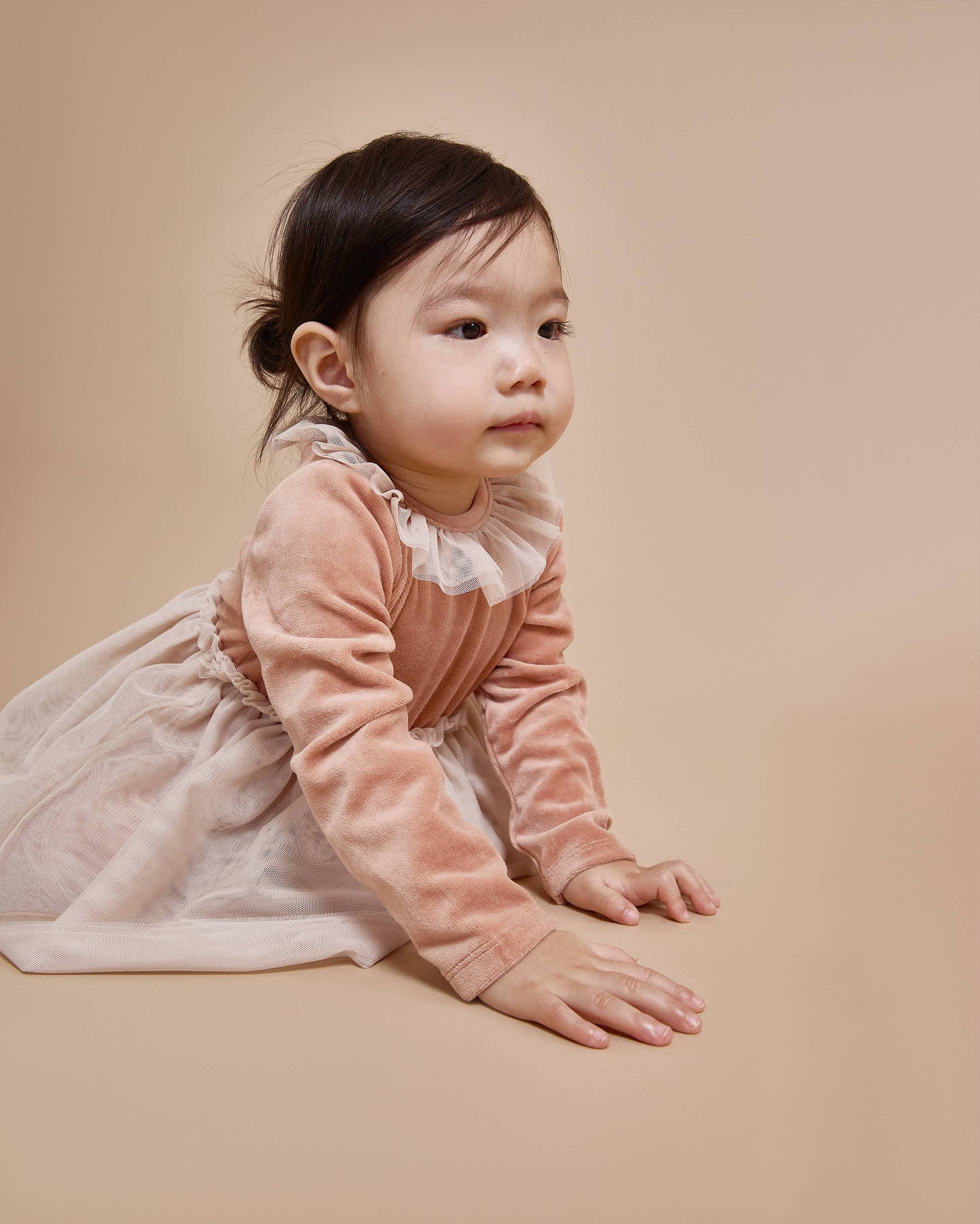 Kombi-Ballet-Kleid von Búho, Ge. 3-24 Monate, Farbe: rose