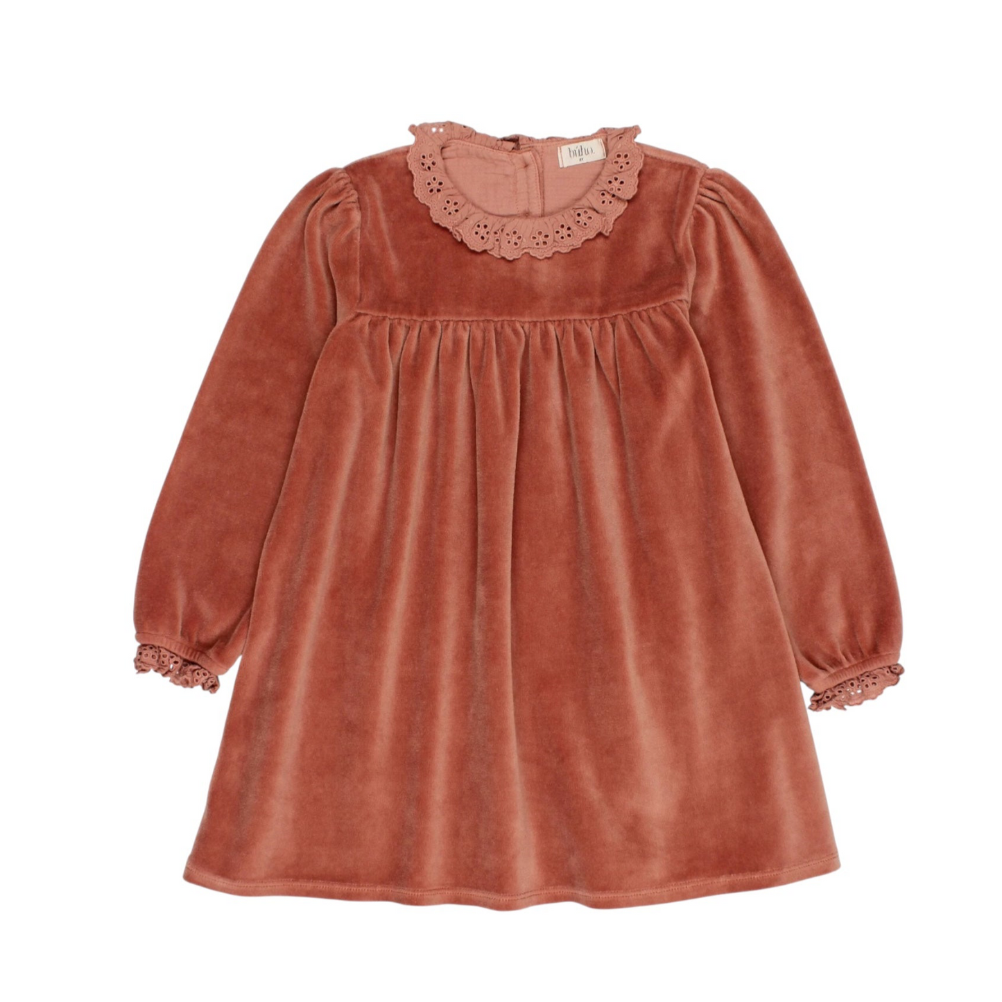 Velvet Kleid von Búho, Gr. 3-6 Jahre, Farbe: old rose