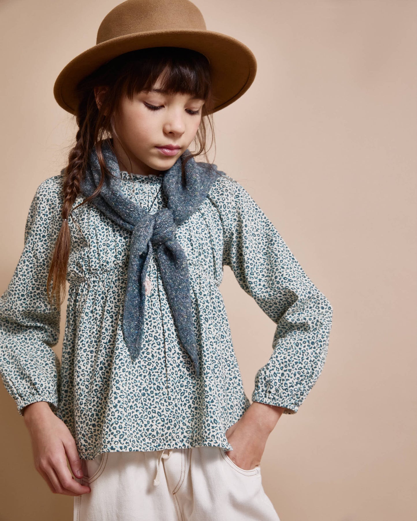 Bluse von Búho, Gr. 3-6 Jahre, Farbe: alpine green