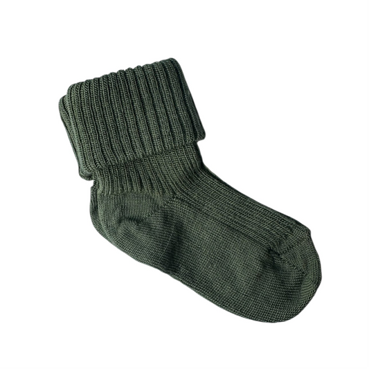 Wollsocken von MpKids, Gr. 17-24, Farbe: olivine