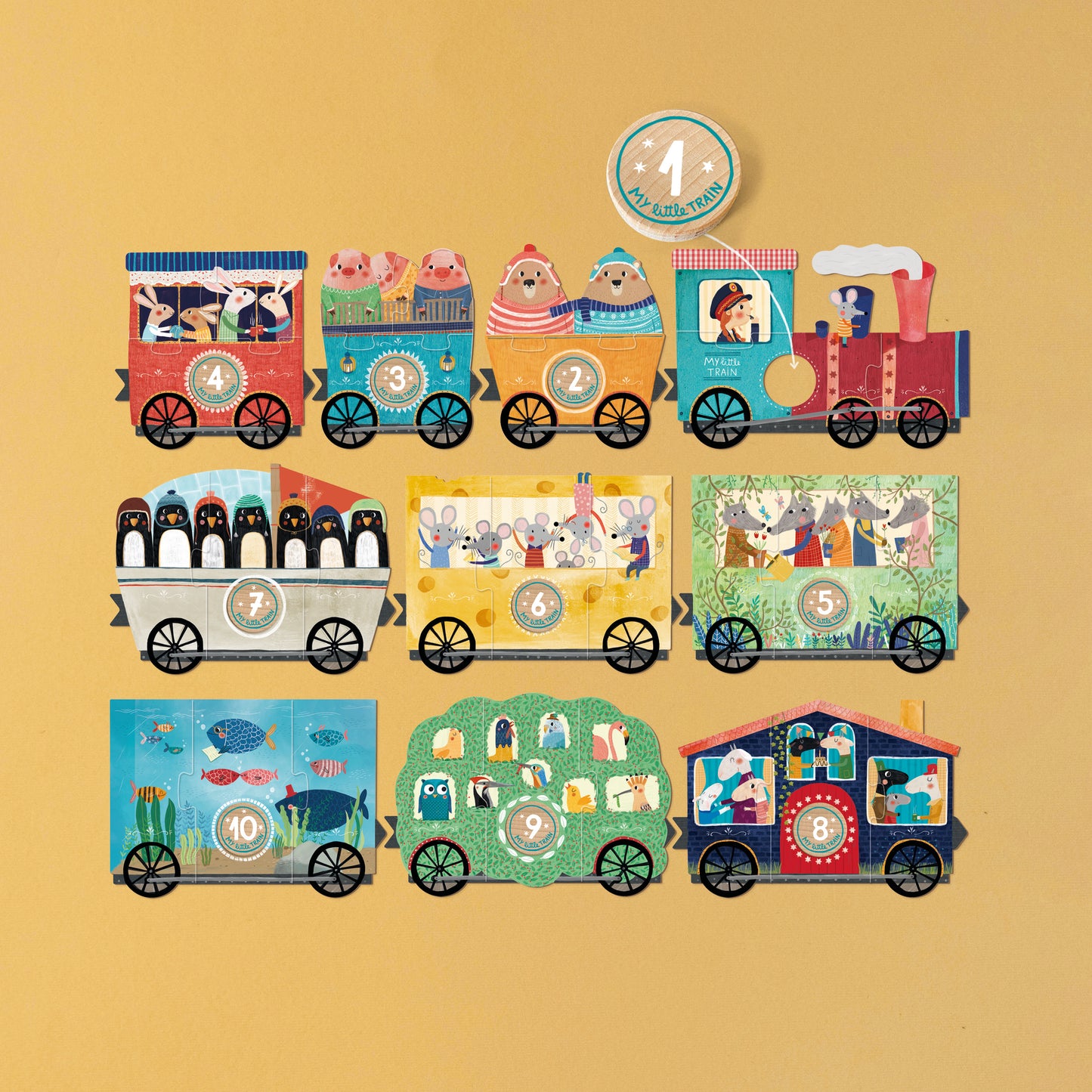 Mein kleiner Zug Puzzle von Londji 2+