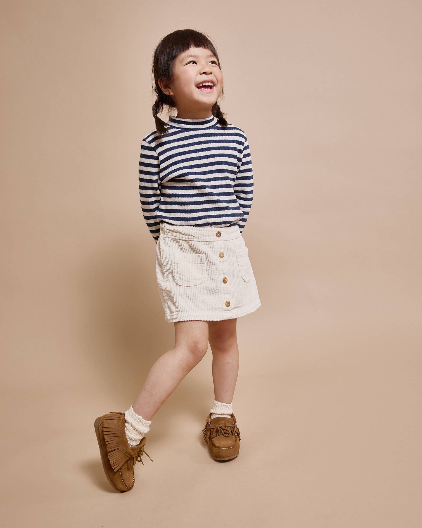 Gestreiftes T-Shirt, Gr. 3-6 Jahre, Farbe: navy