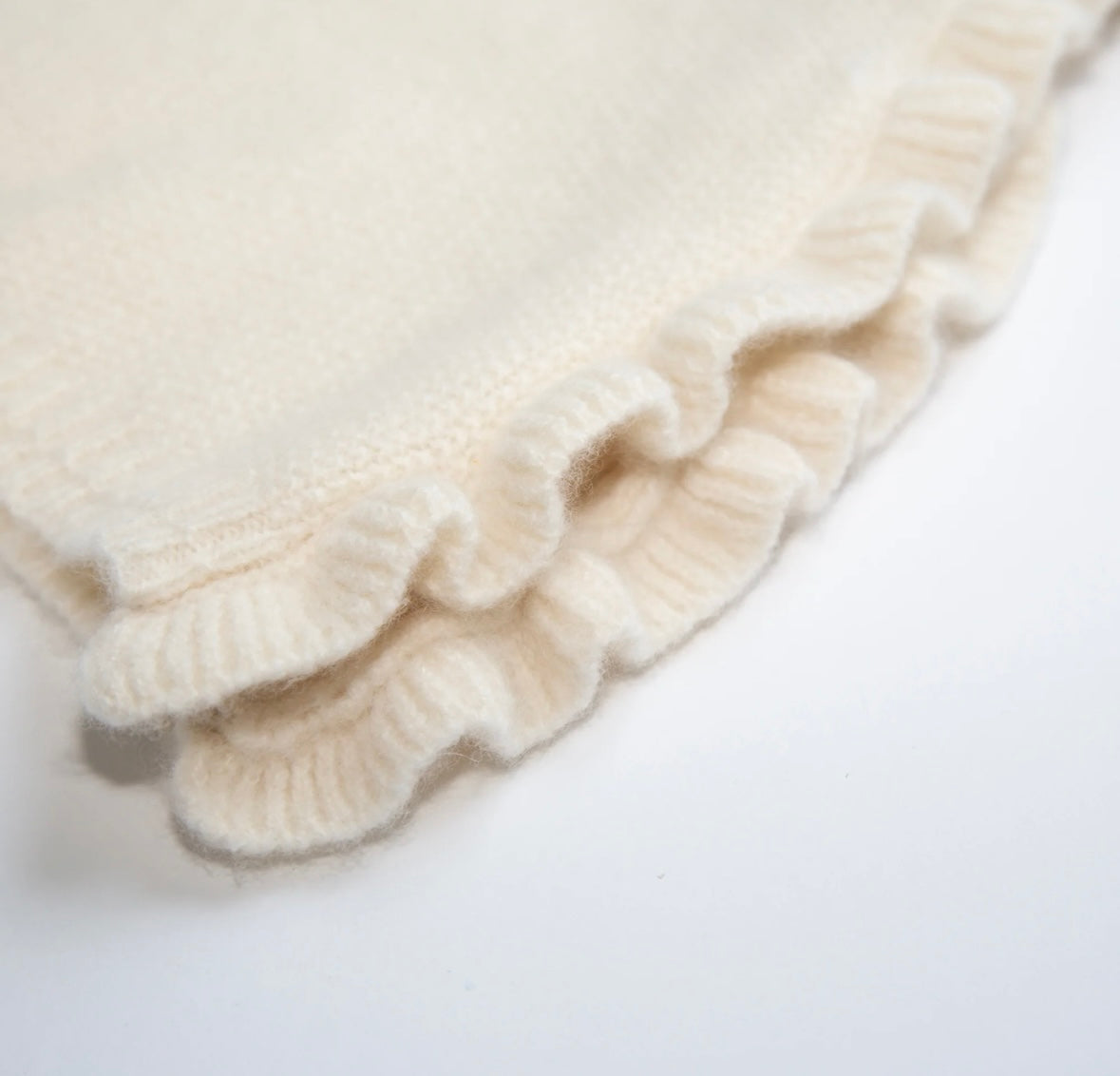 Pullunder aus Kaschmir von Papa Lobster, Gr. 86-176, Farbe: off white