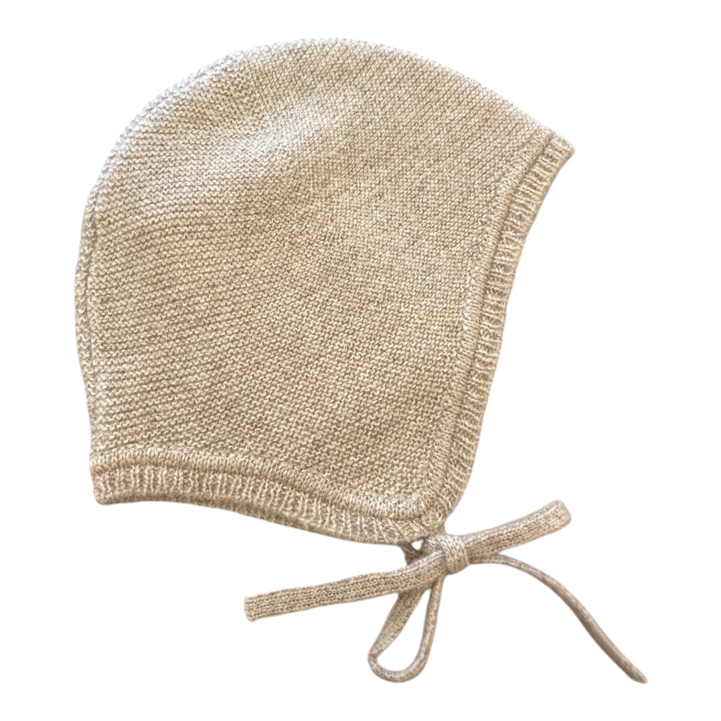 Mütze „Jojo“ von Papa Lobster, 0-12 Monate aus 100% Kaschmir, Farbe: beige melange