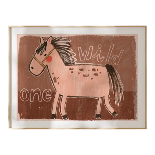 Poster Pferdchen von Studio Loco