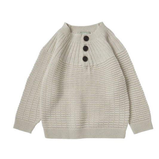 Pullover aus Merinowolle von Fub, Gr. 62-92, Farbe: ecru