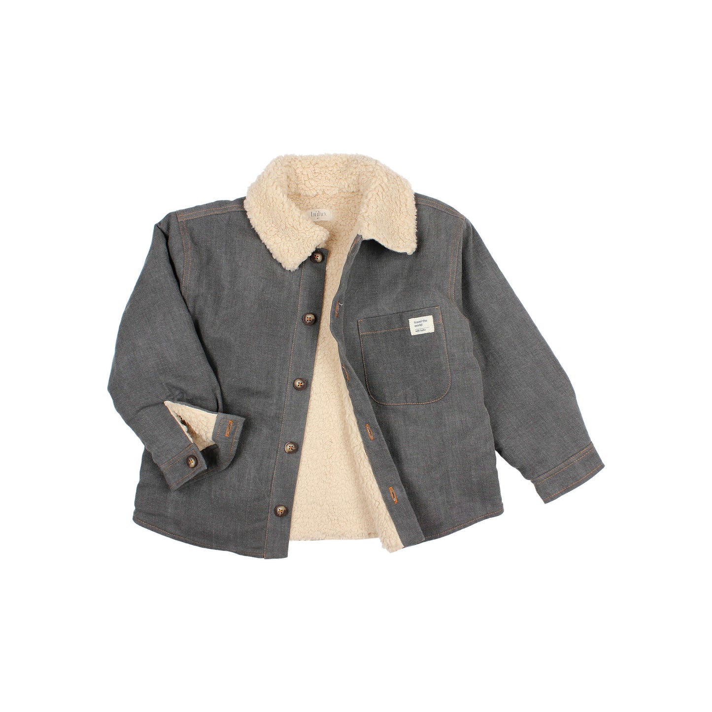 Denim Jacke von Búho, Gr. 2-8 Jahre, Farbe: grey denim