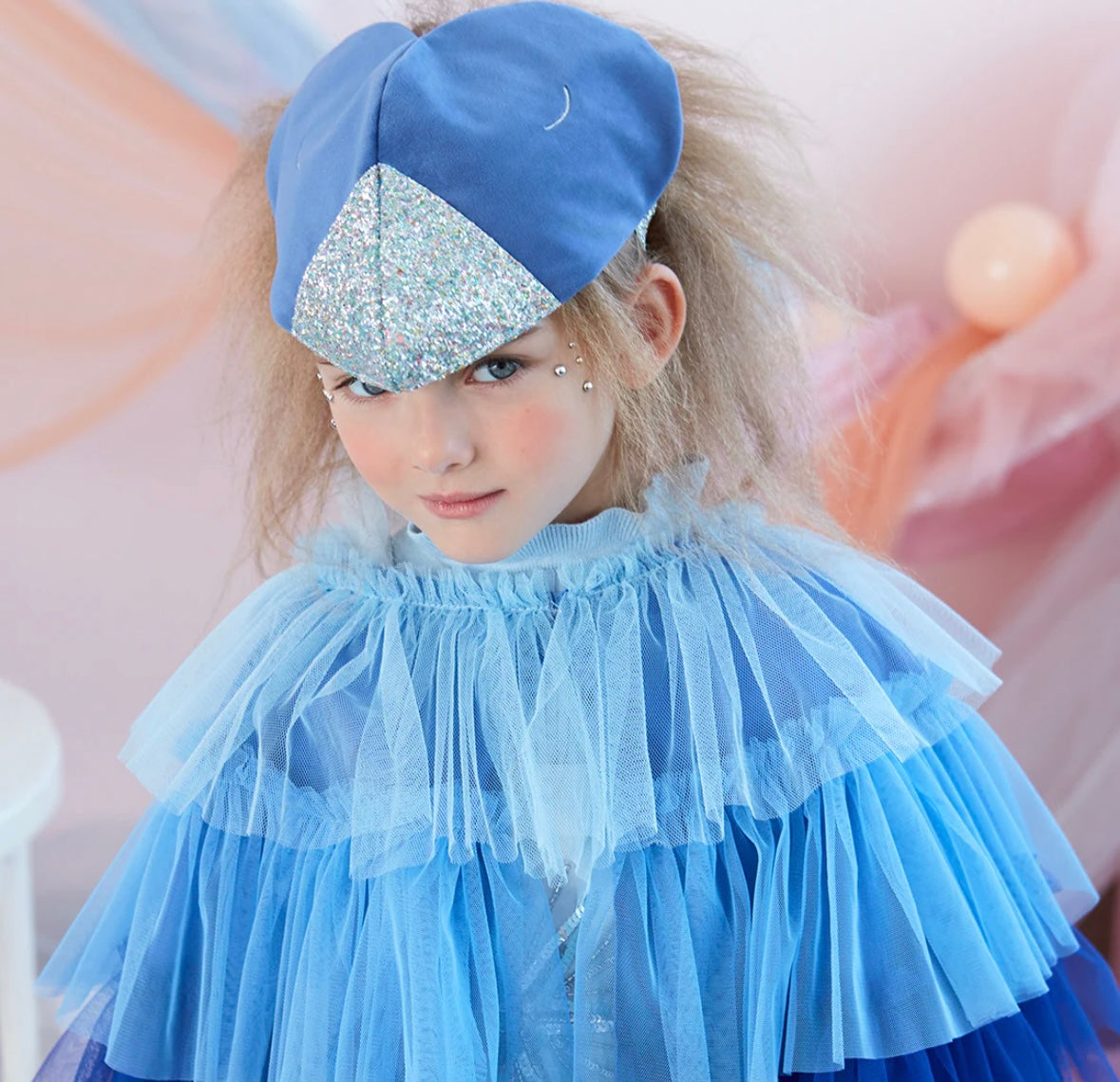 Blauer Vogel-Kostüm von Meri Meri, 3-6 Jahre