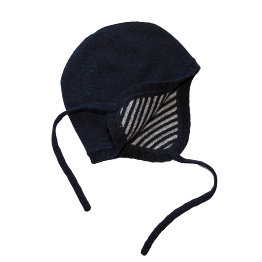 Wendbare Mütze von Papa Lobster, Gr. 1-3 Jahre, Farbe: dark navy/ grey combo