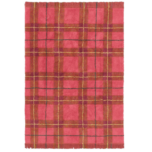 Waschbarer Teppich von Lorena Canals, Farbe: vintage red