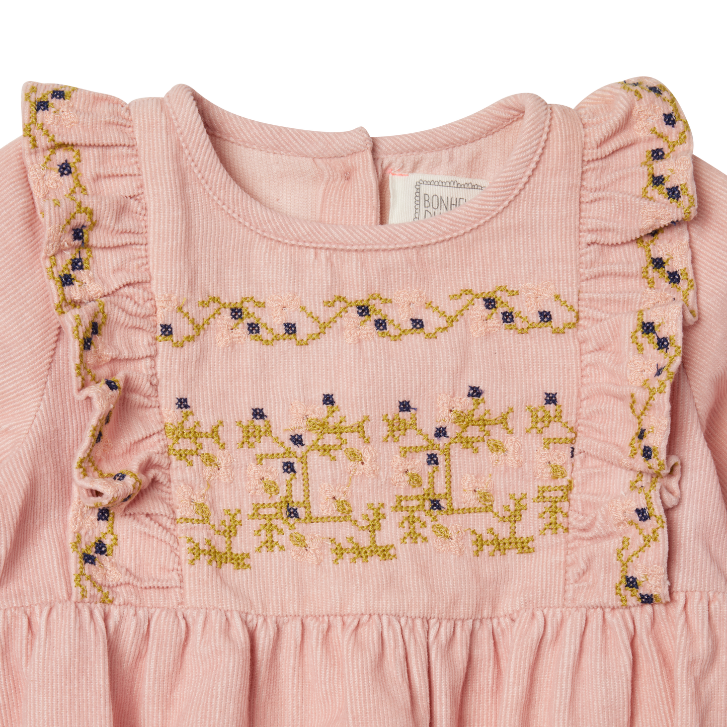 Romper aus Mikrocord von Bonheur du jour Paris, Gr. 62-92, Farbe: rose
